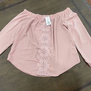 Off the shoulder blouse